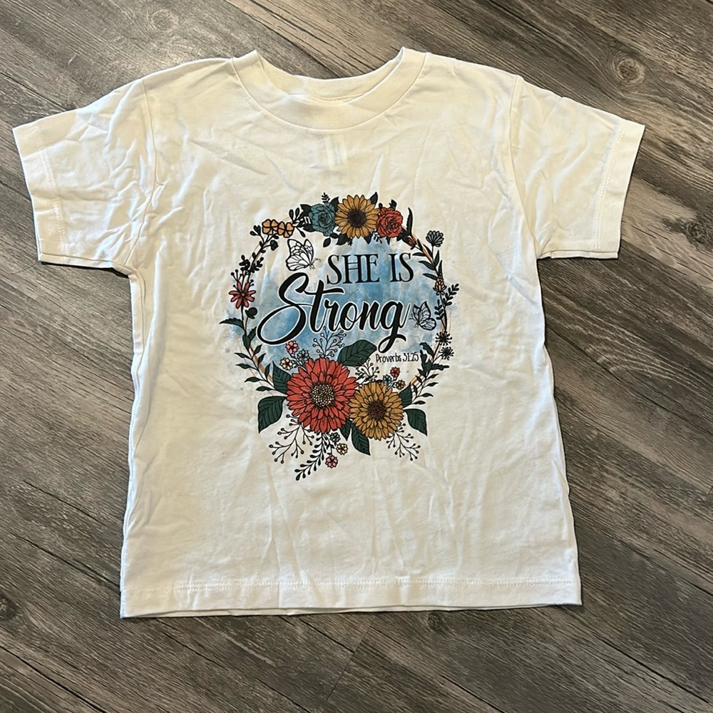 Proverbs 31 scripture 5t girls tshirt